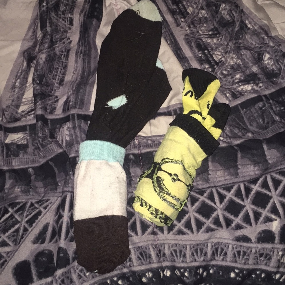 2 pairs of Cute Knee High Socks
